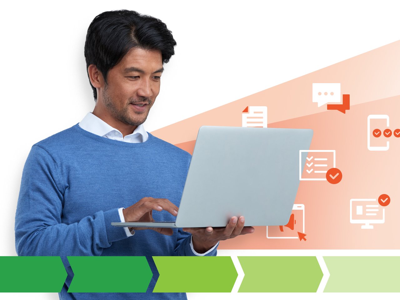 man-holding-laptop-marketing-icons-in-background